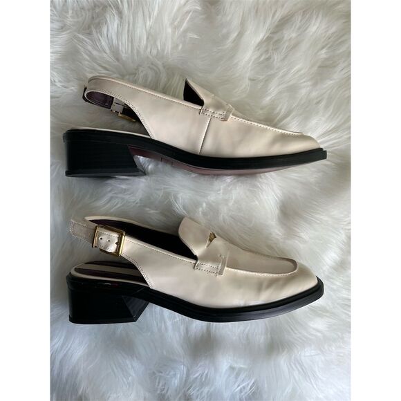 🆕Franco Sarto Women's Giada Slingback Loafers Size 11 Color Vanilla - Picture 3 of 10